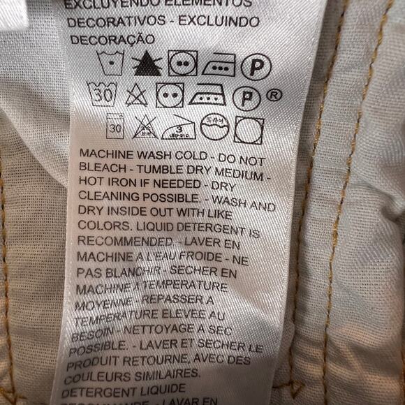 Levis Shorts Womens Size W29 Light Wash Button Fly 100% Cotton Cut Off - Picture 13 of 15